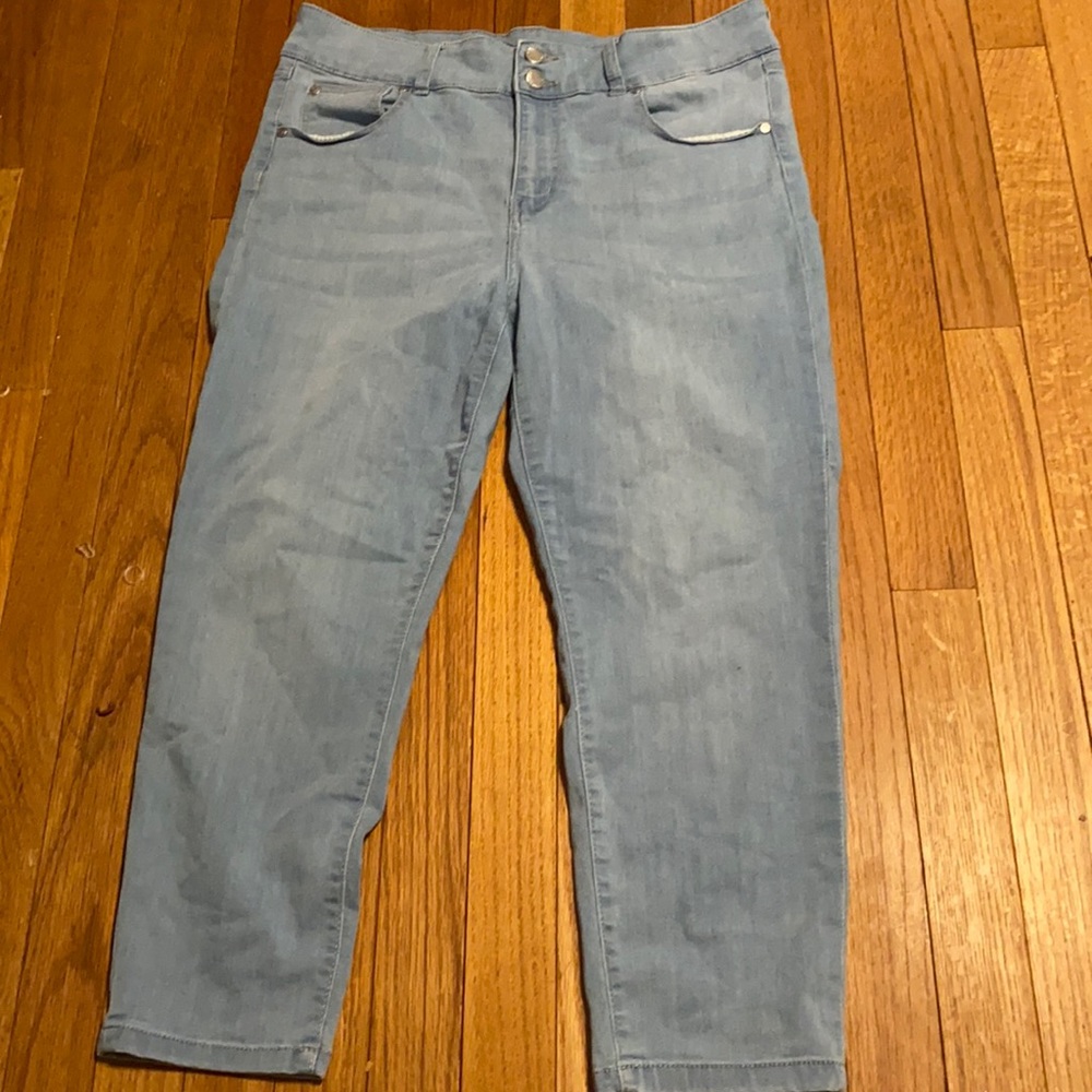 light blue jeans